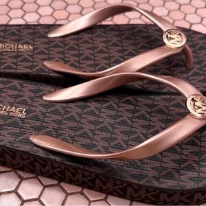 Michael Kors Rose Gold Sandals